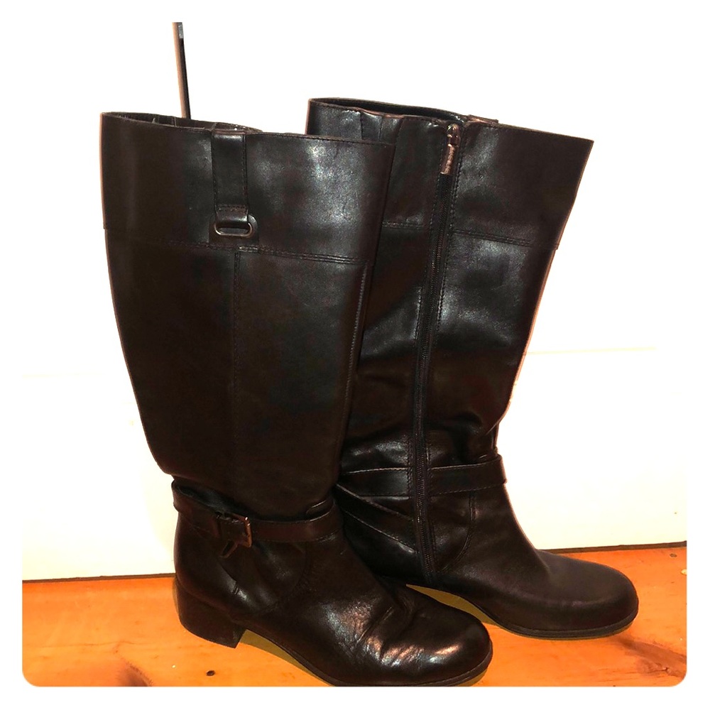 Knee High Tall Black Boots